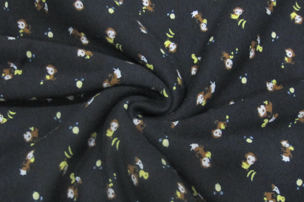 Printed velvet