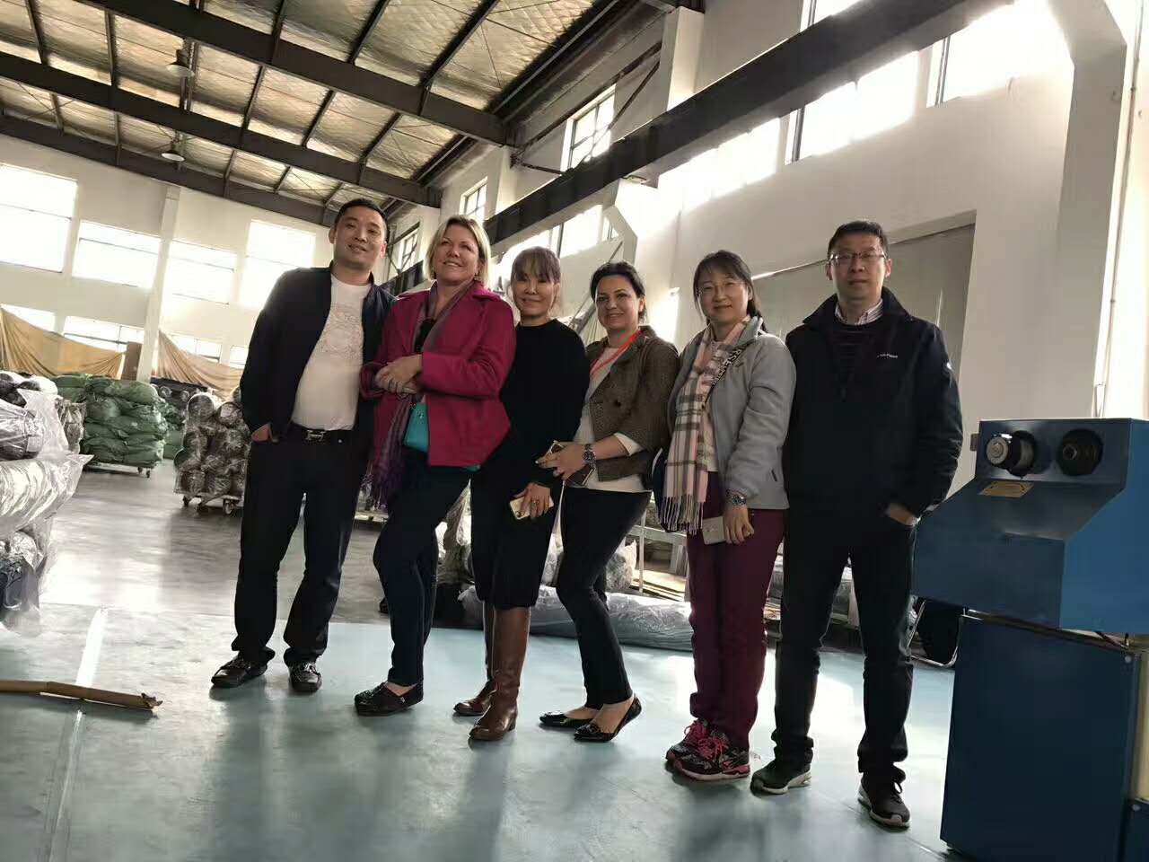 客户合影